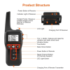 3280FT Dog Training Collar IP67 Waterproof Pet Beep Vibration Electric Shock Collar