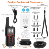 3280FT Dog Training Collar IP67 Waterproof Pet Beep Vibration Electric Shock Collar