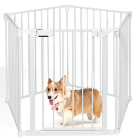 115 Inch Length 5 Panel Adjustable Wide Fireplace Fence