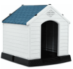 Dog House Made of Plastic with Ventilation System and Fastening Device