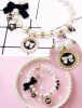 Luxurious Pearls Pet Collar Decorative Necklace for Small Cat Dog Adjustable 10-12 inches