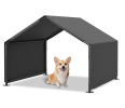 Outdoor Dog Bed Dog Shade Shelter, Portable Pet Tent, Water Resistant Doghouse for Shade Protection, Outdoor, Garden, Patio, Backyard, Gray