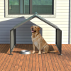 Outdoor Dog Bed Dog Shade Shelter, Portable Pet Tent, Water Resistant Doghouse for Shade Protection, Outdoor, Garden, Patio, Backyard, Gray