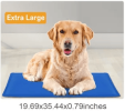 Pet Dog Cooling Mat Pressure Activated Gel Self Cooling Mat Pad Pet Cooling Bed Mats Portable Pet Cooling Blanket XL Size