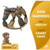 Tactical Dog Harness with Handle, MEDIUM