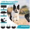 2 In 1 Wireless Electric Dog Fence Waterproof Pet Shock Boundary Containment System Electric Training Collar for Small Medium Large Dogs