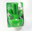 Cactus Shape Dog Toothbrush Stick Puppy Dental Care Brushing Stick Effective Doggy Teeth Cleaning Massager Natural Rubber Bite Resistant Chew Toy