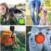 4Pcs Silicone Collapsible Dog Bowls BPA Free Travel Dog Bowl Foldable Cat Dog Food Water Bowl