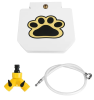 Dog Water Fountain Outdoor Dog Pet Water Dispenser Step-on Activated Sprinkler