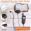 984FT Dog Training Collar IP65 Waterproof Pet Beep Vibration Electric Shock Collar 3 Channels Rechargeable Transmitter Receiver Trainer with Reco