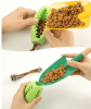 Food Dispenser Puppy Chewing Training Squeaky Leakage Ball Teething Toy Puzzle Dog Molars Clean Teeth Bite-Resistant Bouncy Ball Rubber Ball