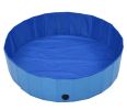 Foldable Dog Swimming Pool Blue 47.2"x11.8" PVC