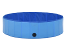 Foldable Dog Swimming Pool Blue 47.2"x11.8" PVC