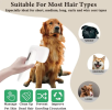 Dog Brush - Self Cleaning Dog and Cat Hairbrush, Efficient Shedding Grooming Tool for Long and Short Haired Dogs & Indoor Cats