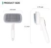 Dog Brush - Self Cleaning Dog and Cat Hairbrush, Efficient Shedding Grooming Tool for Long and Short Haired Dogs & Indoor Cats