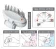 Pet Life 'Gyrater' Swivel Travel Dual-Rowed Grooming Undercoat Pet Rake