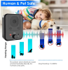 Ultrasonic Anti-barking Device Max 26.2Feet Sensing Sonic Bark Deterrent with 3 3 Ultrasonic Frequency Levels Indoor Outdoor Dog Bark Control