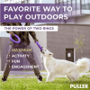 Puller Outdoor Dog Ring Toys Dog Fetch Toy for Large Dogs Outside Dog Yard Toys 2 Rings