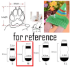 4 Pcs White Shoes Pattern Cute Puppy Cat Socks Knitted Pet Socks Dog Paw Protection for Puppy Indoor Wear