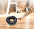 Dog Pet Chew Tires, Durable Natural Rubber Chew Resistant Toy Treat Feeder Dispenser, Dogs Teeth Cleaning Toy, Dog Playing Interaction Iq Trainin