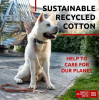 Recycled Cotton Dog Leash 6 Ft x 1 in Eco Friendly Collar for Small Medium Large Dogs Reflective Strong Leashes for Large Breed Dogs
