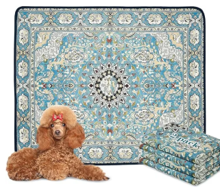 Qeils Washable Pee Pads for Dogs, 2 Pack Reusable Puppy Pads 36"x41" Super Absorbent Leakproof Dog Training Pads