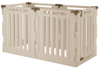 Convertible Indoor Outdoor 6 Panel Pet Playpen