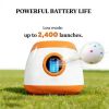 Automatic dog ball launcher, dog toy, orange