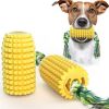 Corn Shape Puppy Chew Toy TPR Pet Dog Molar Toy Dog Interactive Toothbrush Toy