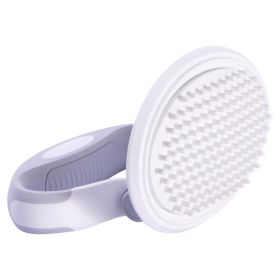 Pet Life 'Gyrater' Swivel Travel Silicone Massage Grooming Brush