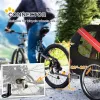 Dog Bike Trailer, Red & Black Pet Cart Wagon, Large Wheels for Off-Road Adventures with Your Pet