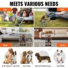 Dog Stair for Cars, Wide 5-step Dog Car Steps, Folding Dog Car Ramp with Nonslip Surface, Portable Pet Steps Lightweight Aluminum for Car