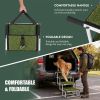 Foldable Dog Ramp for Cars, SUVs, Trucks, Portable Pet Dog Stairs for Large Dogs with Non-Slip Surface & Reinforced Design