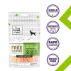 I And Love And You Dog Chews - No Stink Free Ranger Bully Stix - Beef - 5 Count - Case Of 6