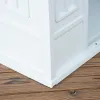 Plastic Dog House for Medium and Small Dogs, Water Resistant Puppy Shelter Indoor Outdoor with Door, Easy to Assemble, Blue