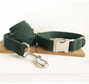 MUTTCO pet collar bow traction set (Option: Set A-S)