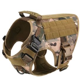Pet Harness Luxury Dog Leash Set Chest Dog Nylon Camouflage Dog Harness (Option: Camouflage-S)