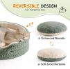 Mewoo Washable Pet Bed For Small Dogs & Cats - 23x23x7 Inch