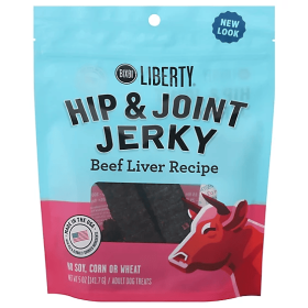 Bixbi - Jerky Hip & Joint - Case Of 6-5 Oz (Recipe: Beef Liver)