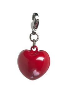 Charms for Dog Collars, Apparel, and more (Style: Heart Bell)