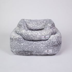 Cashmere Dog Bed (Color: Silver Fawn, Size: LG)
