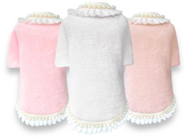 Dream Pearls Dog Sweater (Color: Ivory, Size: LG)