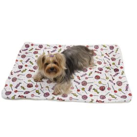 Ultra Soft Minky/Plush Blanket (Pattern: Sweet Candies)