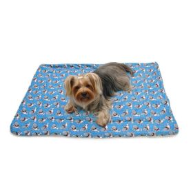 Ultra Soft Minky/Plush Blanket (Pattern: Silly Sharks)