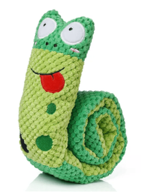 Squeaky Plush Snuffle Dog Toy Game IQ Training Foraging (Color: Style 2)