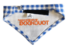 Touchdog 'Bad-to-the-Bone' Plaid Patterned Fashionable Velcro Bandana