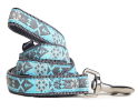 Touchdog 'Shape Patterned' Tough Stitched Embroidered Collar and Leash
