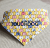 Touchdog 'Bad-to-the-Bone' Elephant Patterned Fashionable Velcro Bandana