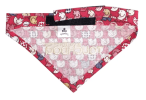 Touchdog 'Bad-to-the-Bone' Elephant Patterned Fashionable Velcro Bandana
