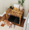 Dog Crate Furniture with Cushion and Double Doors for Small/Medium Dogs